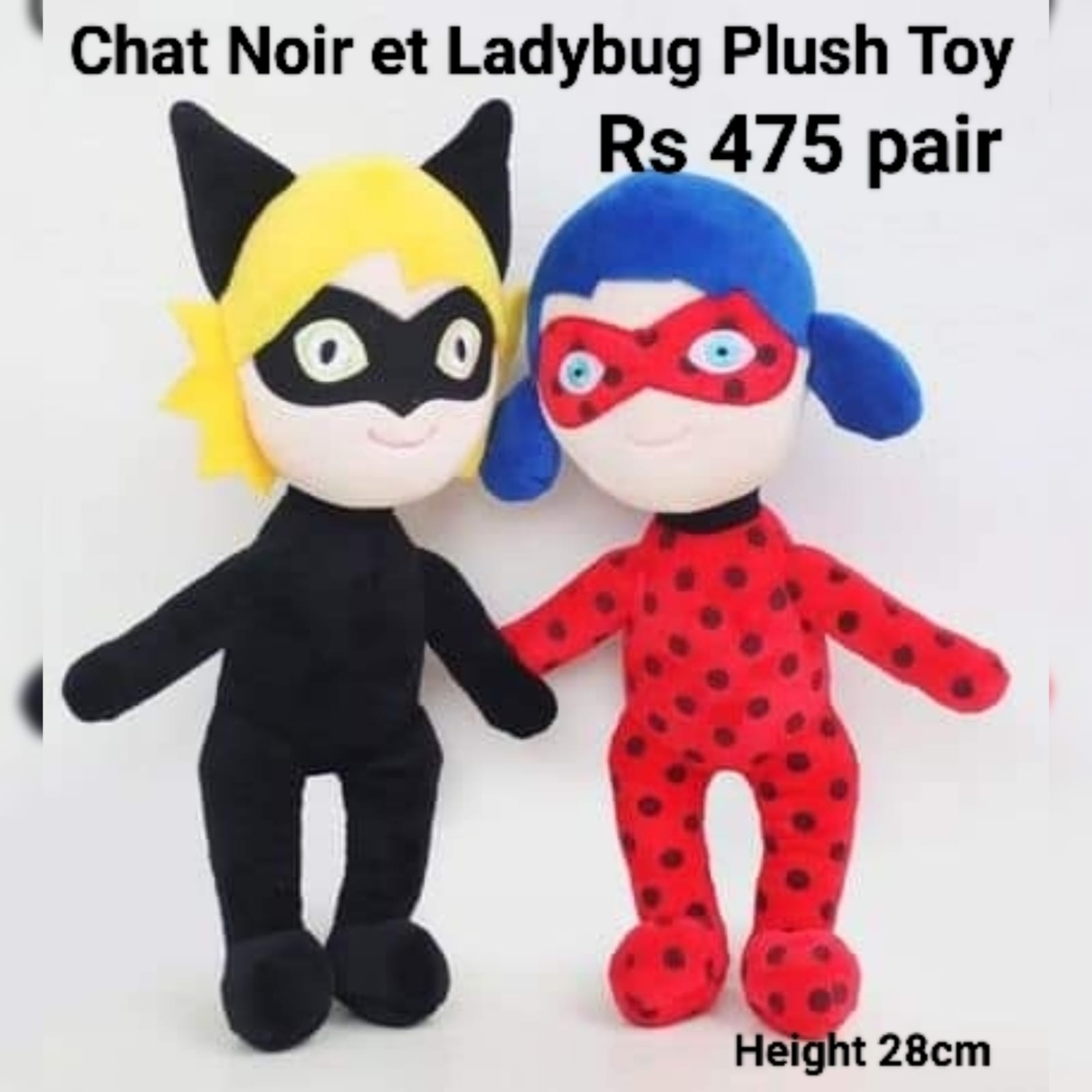 Two Souls Boutique | Chat Noir & Lady Bug Plush