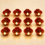 Battery-Operated Diyas - Set of 12
