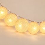 Cotton Ball String Lights