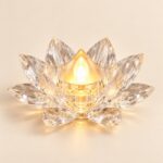 Crystal-Style Lotus LED Lamp