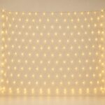 Warm White LED Net Curtain Lights