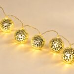 Mirror Ball LED String Lights