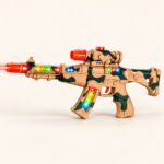 Camouflage Toy Rifle with Light and Sound
