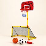 2-in-1 Basketball and Football Game Set