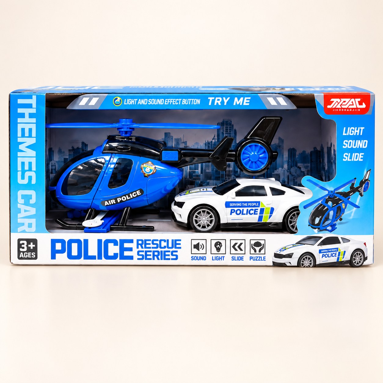 ts-toys-20261014-t014 Police Rescue Vehicle Play Set - Image 1