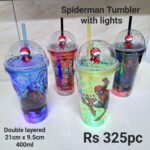 Spider-Man-Themed Light-Up Tumbler - 400 ml