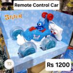 Stitch-Themed Remote Control Stunt Car