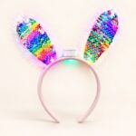 Light-Up Sequin Bunny Ear Headband
