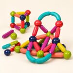 Magnetic Sticks and Balls Building Set - 42 Pieces